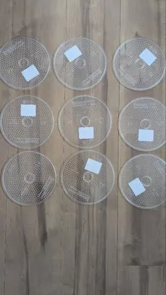 アイロンビーズ用プレート ハマビーズ L 丸型 9枚セット 直径15cm