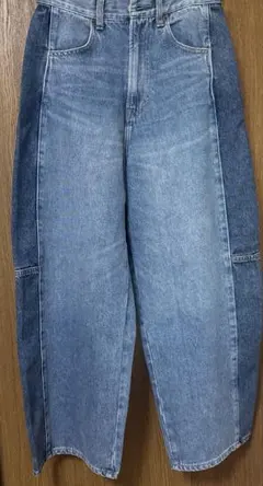 B&Y サイドパッチ デニムパンツ