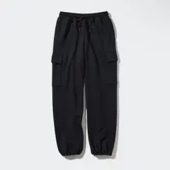 ユニクロ　スウェットカーゴパンツ　ブラック ジャージ