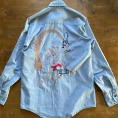 70s VINTAGE LEVI'S CHAMBRAY YOSEMITE SAM