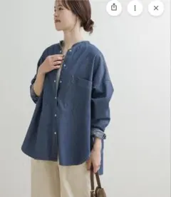 t*3様 URBAN RESEARCH DOORS デニムバンドカラーシャツ M