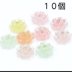 お花のデコパーツ