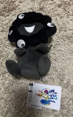 黒ミャクミャク　お手玉風　ぬいぐるみ黒 S 大阪関西万博　EXPO2025
