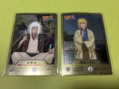 【非売品】NARUTO ニジゲンノモリ 限定カード 自来也＆波風ミナト師弟セット