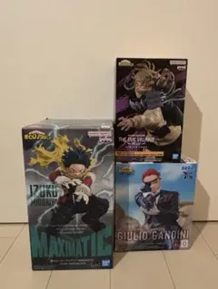 僕のヒーローアカデミア フィギュアセット 緑谷出久 トガヒミコ ジュリオ