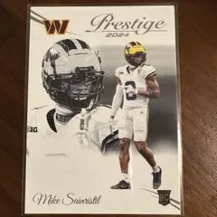 Mike Sainristil 2024 Prestigeカード