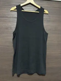 UNIQLO ユニクロ リブタンクトップ ブラック XXL 黒のサムネイル