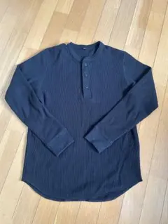 UNIQLO ユニクロ　ワッフルヘンリーTシャツ　長袖