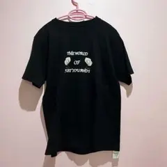 .KOM 半袖 薔薇 Tシャツ ブラック