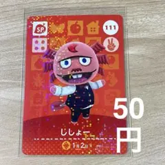 111 ししょー　あつ森　どう森　amiiboカード　アミーボ　どうぶつの森