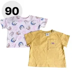 半袖Tシャツ　FRUIT OF THE LOOM ピンク　イエロー　2点セットのサムネイル