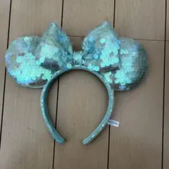 ディズニー　カチューシャ　スパンコール　オーロラ