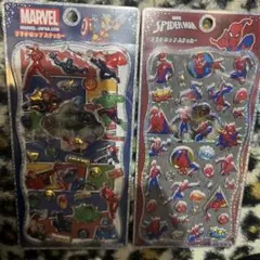MARVEL スパイダーマン プチドロップステッカー 2枚セット