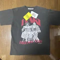 範馬刃牙 × DRESSCAMP コラボ 集合かすれTシャツ M 黒のサムネイル