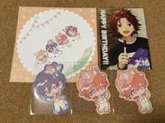 あんスタ　アニメイトカフェ　ステッカー　イラストシート　trickster