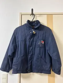 FAMILIAR ネイビー 中綿ジャケット 140cm