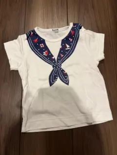 美品✨ familiarセーラー襟 Tシャツ 90cmサイズ★値段交渉OK