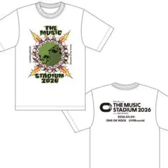 THE MUSIC STADIUM 2026 Tシャツ ワンオク✕UVER - メルカリ