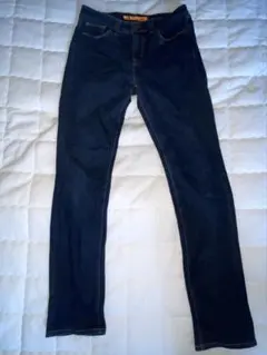 スキニーデニム レディース ユニクロ ウエスト24(61cm)