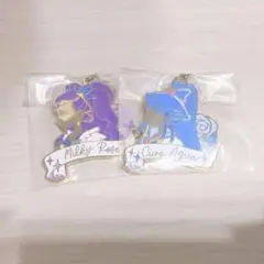 プリキュア一番くじ F賞シルエットメタルチャーム ミルキィローズ キュアアクア