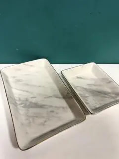 【2点セット】アクセサリートレイ ジュエリートレー 小物収納 ①