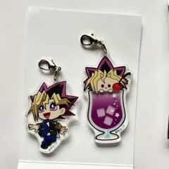 遊戯王DMコラボカフェ本舗BLANC 友情編 アクリルワイヤーチャーム 武藤遊戯