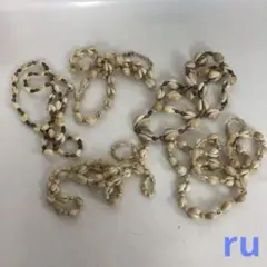 貝殻 シェル ネックレス 5点セット 南国風 ハワイアン系 デザイン