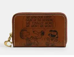【Coach X Peanuts】スモール ジップ アラウンド カード ケース