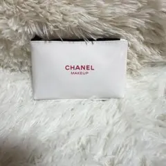 CHANEL シャネル ポーチ 白 ノベルティ　レトロのサムネイル