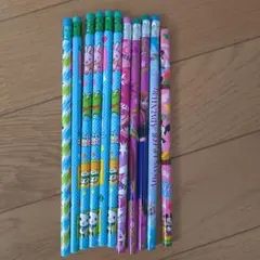 キャラクター柄 鉛筆 11本セット（女の子向け）