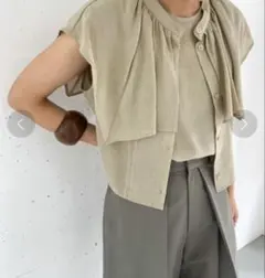 KBF アンサンブルノースリーブブラウス