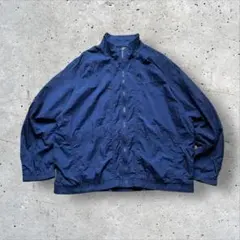 【90s】NIKEナイロンジャケット　銀タグ　ワンポイント刺繍ロゴ