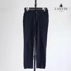 【現行タグ】LANVIN カットオフ　スウェットトラウザーズ　ネイビー　46のサムネイル