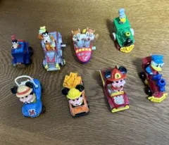レトロ　ディズニー ミッキーマウス ドナルドダック などミニカー セット 8体