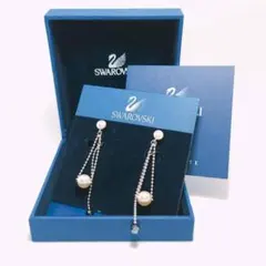 ◎極美品◎スワロフスキー　イヤリング　ドロップイヤリング　パール 2