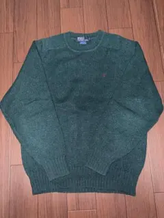 ポロ ラルフローレン ニット ダークグリーン ralph lauren