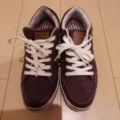 EDWIN スニーカー EDW-7138 25.5cm ブラウン