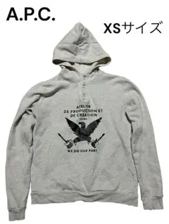 A.P.C アーペーセー　パーカー　XSサイズ　ヘンリーネック　アメカジのサムネイル