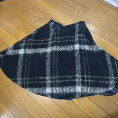 snidel チェック柄 フレアスカート