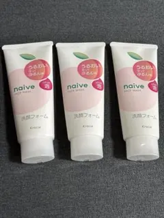 【新品】クラシエ ナイーブ 洗顔フォーム 桃の葉エキス うるおい 3本セットのサムネイル