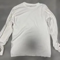 Champion ホワイト ロングスリーブ Tシャツ M