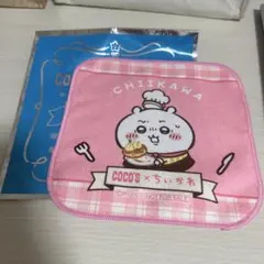 ちいかわ COCO'S ハンカチ ピンク