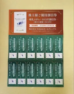 TOKAIホールディングス 株主優待割引券