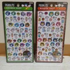 PEANUTS BONBON DROP mini シール2枚セット
