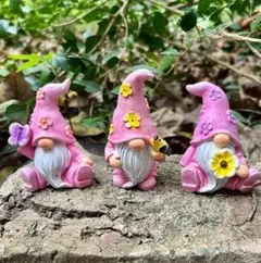 トントゥ ノーム置物 winteria フィンランド グレー IKEA - cm 17 ピンク, 花瓶, ティドヴァッテン TIDVATTEN 2体セット ピンク 置物