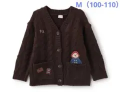 プティマイン　パディントン　ニットカーディガン　ブラウン　M 新品未使用品