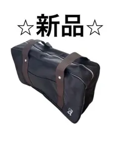 新品 スクールバッグ 通学バッグ 黒 ナイロン 学生カバン 約40cm