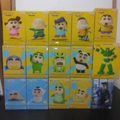 クレヨンしんちゃん プライズフィギュア 15体セット 未開封