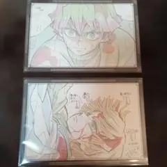 鬼滅の刃 ダイニング おすそ分けポストカード 我妻善逸 2枚セット