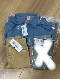 【新品】プチバトー　ヨットパーカー　パンツ　レギンス　３点セット